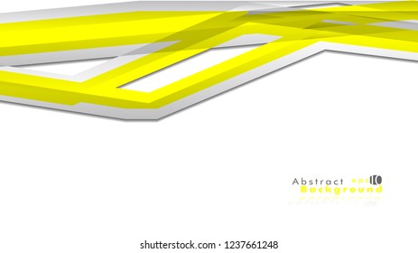 Abstract bright background. Vector template. Color yellow and grey