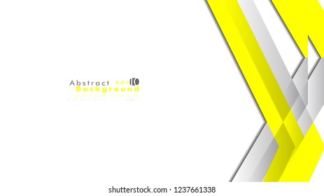 Abstract bright background. Vector template. Color yellow and grey