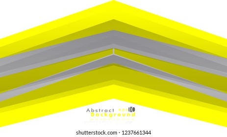 Abstract bright background. Vector template. Color yellow and grey