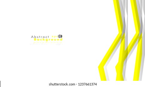 Abstract bright background. Vector template. Color yellow and grey