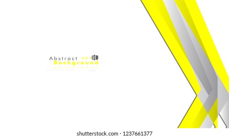 Abstract bright background. Vector template. Color yellow and grey