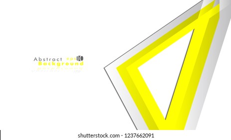 Abstract bright background. Vector template. Color yellow and grey