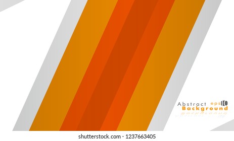 Abstract bright background. Vector template. Color orange