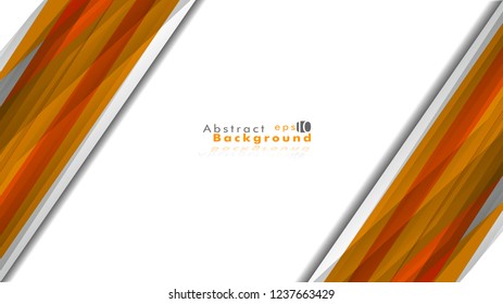 Abstract bright background. Vector template. Color orange