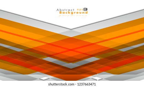 Abstract bright background. Vector template. Color orange