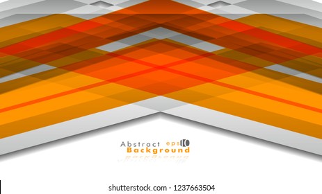 Abstract bright background. Vector template. Color orange