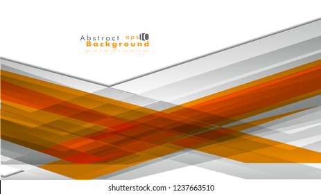 Abstract bright background. Vector template. Color orange