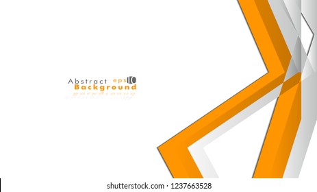 Abstract bright background. Vector template. Color orange