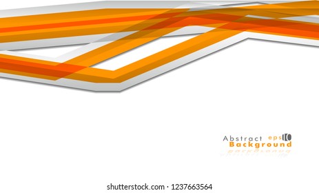 Abstract bright background. Vector template. Color orange
