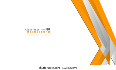 Abstract bright background. Vector template. Color orange