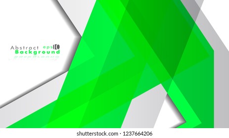 Abstract bright background. Vector template. Color green