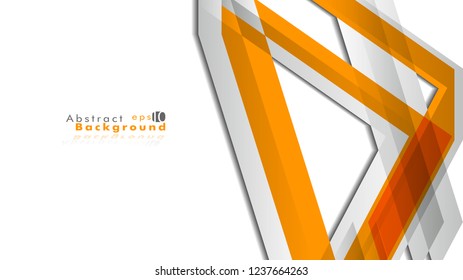 Abstract bright background. Vector template. Color orange
