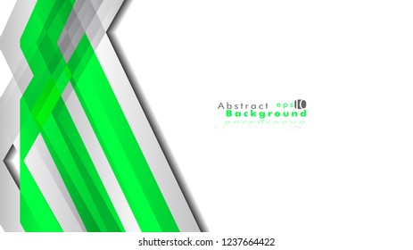 Abstract bright background. Vector template. Color green