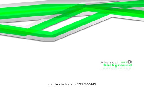 Abstract bright background. Vector template. Color green