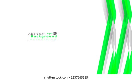 Abstract bright background. Vector template. Color green