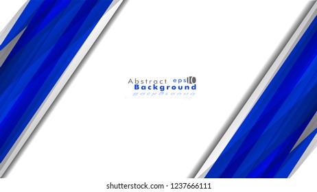 Abstract bright background. Vector template. Color blue