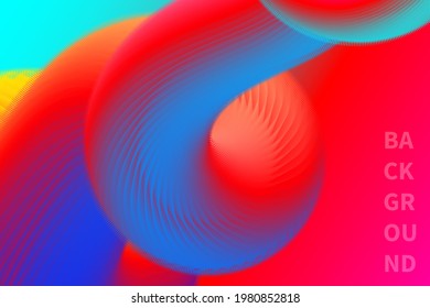 Abstract bright background for web design. Fluid wave. Graphic art design