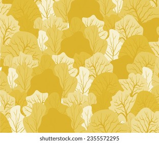 abstract bright background of yellow autumn forest