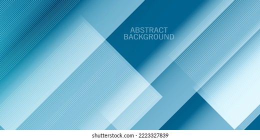 Abstrakter hellblauer Hintergrund mit quadratischen Formen und Linien. Kann für Flossen, Poster, Visitenkarten usw. verwendet werden Eps10 Vektor