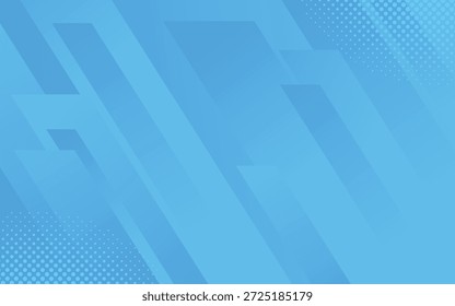 Vetor de fundo azul brilhante abstrato