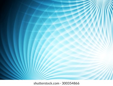 Abstract bright blue background. Vector design