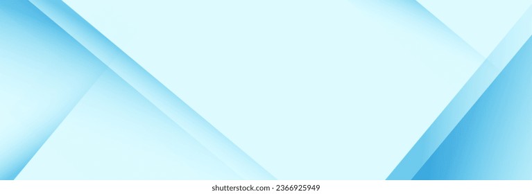 Resumen de diseño de pancartas de formas geométricas azul brillante. Gráfico de fondo de degradado moderno. Ilustración del vector