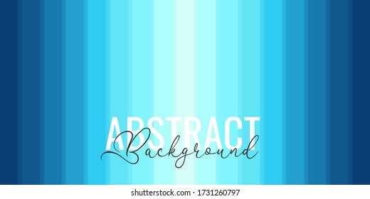 Abstract bright blue gradient background. Color vertical rectangle wallpaper, design poster, banner, flyer. Geometric minimal pattern template. Vector illustration