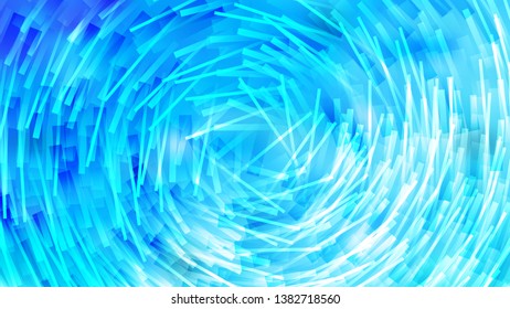 Abstract Bright Blue Irregular Circular Lines Background