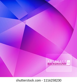 Abstract Bright Blue Pink Background modern vector illustration
