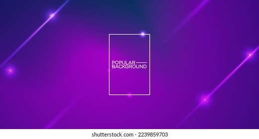 Abstract bright blue and purple gradient blurred illustration background with 3d look and simple lights pattern. cool design.Eps10 vector