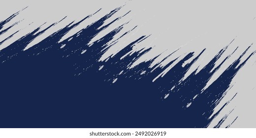 Abstract Bright Blue Scratch Grunge Texture In Black Background