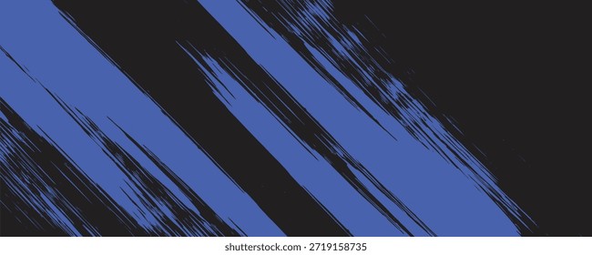 Textura Abstractas Del Grunge Del Rasguño Azul Brillante En Fondo Negro