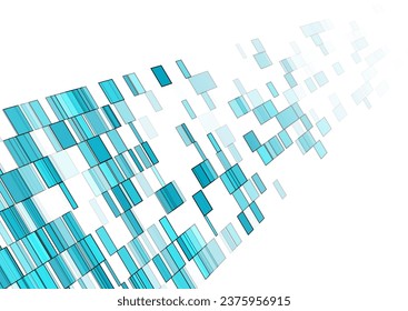 Abstract bright blue tech futuristic concept background. Vector design
