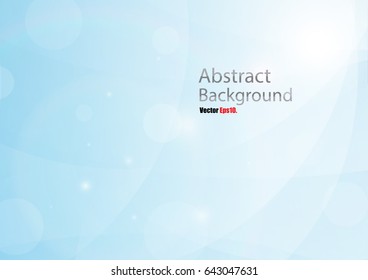 Abstract Bright blue and white Background with copy space.