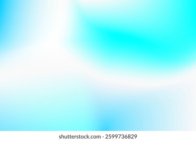 Abstract Bright Blue and White Gradient Minimalist Background, simple design background