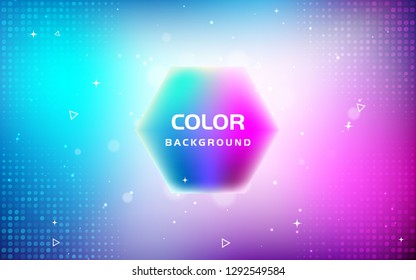Abstract bright blurred gradient mesh background. Colorful light geometric shape effect.