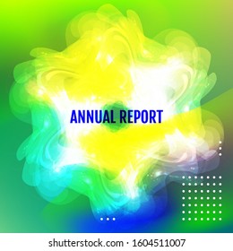 Abstract bright blurry shape, snowflake and aurora.