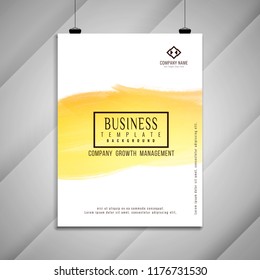 Abstract bright business brochure template design