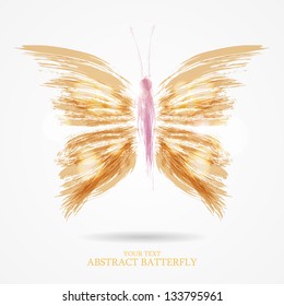 Abstract bright butterfly