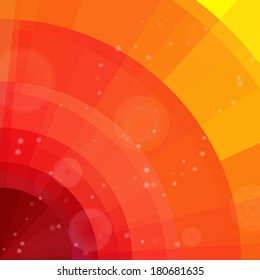 Abstract bright circle background. Vector illustration.