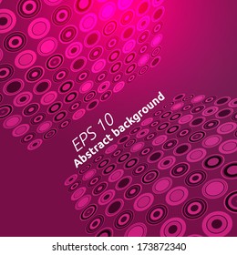 Abstract bright circles background