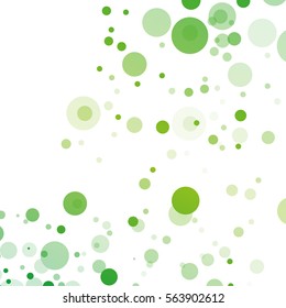 abstract bright circles on a white background.