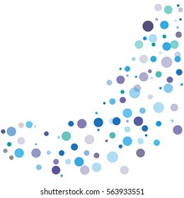 abstract bright circles on a white background.