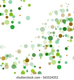 abstract bright circles on a white background.