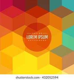 abstract bright color geometrical background