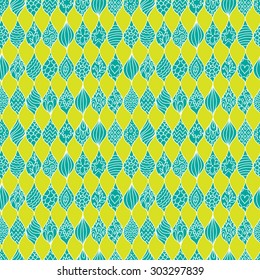 Abstract bright color seamless vector pattern. Endless doodle scale background. Can be used for cards, invitations, fabrics, wallpapers, scrap-booking, ornamental template for design and decoration. 