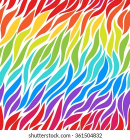 Abstract bright color seamless vector pattern. Endless doodle background. Can be used for cards, invitations, fabrics, wallpapers, scrap-booking, ornamental template for design and decoration, etc