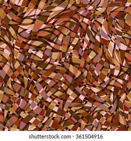 Abstract bright color seamless vector pattern. Endless mosaic  background. Can be used for cards, invitations, fabrics, wallpapers, scrap-booking, ornamental template for design and decoration, etc