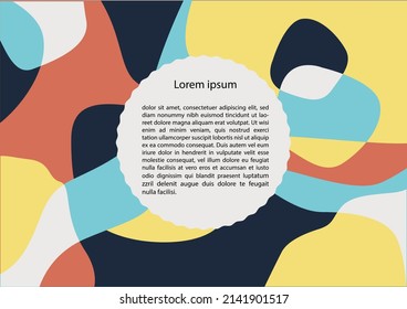 Abstract bright colored background with place for text.