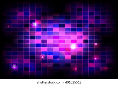 Abstract bright colored background. Vector. Purple and blue color theme. For web design, presentations, wallpapers.
